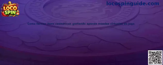 Como farmar itens cosméticos gastando apenas moedas virtuales do jogo en Loco Spin