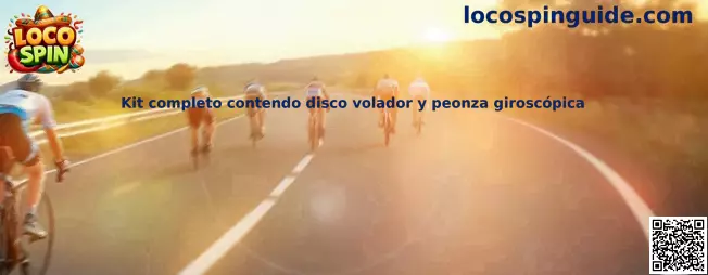 Kit completo contendo disco volador y peonza giroscópica