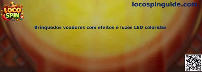Brinquedos voadores con efectos y luces LED coloridas