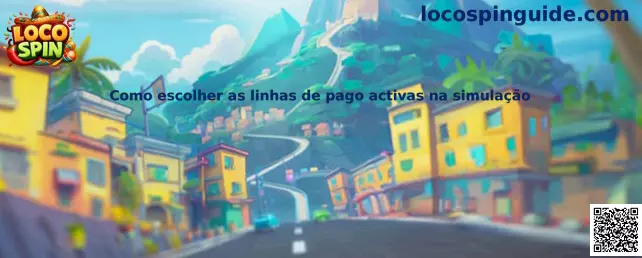 Líneas de pago activas en una simulación de Loco Spin