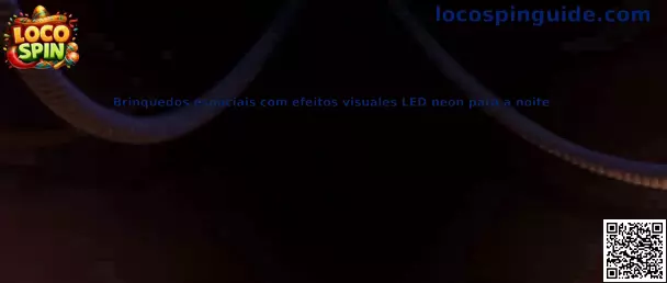Brinquedos espaciais con efectos LED neon